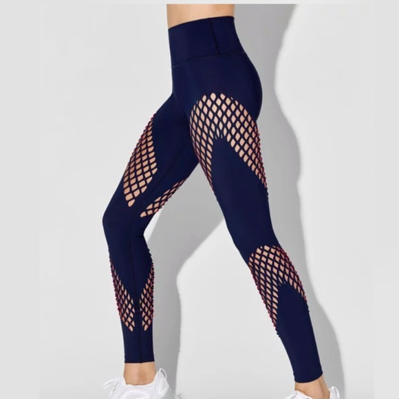 DION LEE Pants - DION LEE X CARBON38 Perf Legging Cutout